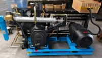 Kompresor Penguat Udara Bertekanan Tinggi untuk Pembuatan Botol PET 30-60 Bar 4-12 M³/mnt Pompa Penguat Gas Sekrup Berpendingin Udara