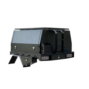 Gato <span class=keywords><strong>de</strong></span> tamaño personalizado negro cubierto <span class=keywords><strong>de</strong></span> polvo, aleación plana <span class=keywords><strong>de</strong></span> aluminio, Ute, remolque, Caja <span class=keywords><strong>de</strong></span> Herramientas, ala <span class=keywords><strong>de</strong></span> gaviota con 2 puertas - Product Image 3