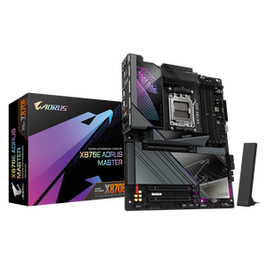 เมนบอร์ดเกมมิ่ง <span class=keywords><strong>Gigabyte</strong></span> X870E AORUS MASTER <span class=keywords><strong>AM5</strong></span> 5gLAN รุ่นใหม่ พร้อมพัดลมระบายความร้อน X870 - Product Image 1