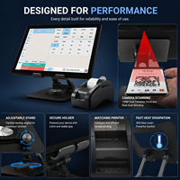 Terminal POS Android con Soporte para Impresora, Pantalla Táctil de 10.1 Pulgadas, Caja Registradora para Restaurante, Comercio Minorista, OEM, ODM