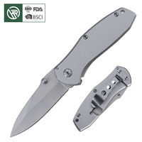 Couteau pliant de poche Bochen, nouveau modèle, avec manche et lame en acier 3CR13, pour le camping, la randonnée, couteau portable, plusieurs options de couleurs