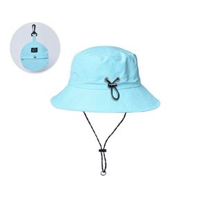 Customized LOGO Foldable <strong>Bucket</strong> <strong>Hat</strong> <strong>With</strong> Pocket Safari Unisex Fishing Cap Fisherman <strong>Bucket</strong> <strong>Hat</strong> <strong>With</strong> Drawstring - Product Image 5