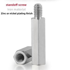 Espaciador hexagonal de acero niquelado con rosca macho-hembra para PCB, tornillo de distancia M2 M2.5 M3 M4 M5 M6 - Product Image 2
