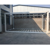 Cabine modulaire préfabriquée australienne 6m*3m 20 pieds, kit de maison préfabriquée portable, maison mobile, cadre de conteneur d'expédition