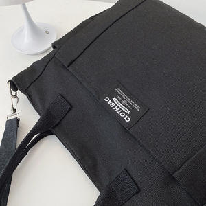 定制大号时尚斜挎帆布肩包手提包棉质手提袋内袋 - Product Image 5