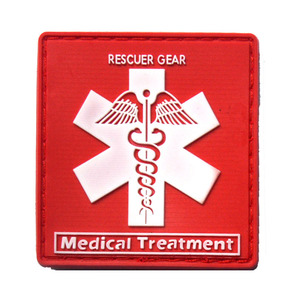 Patch 3D en caoutchouc époxy sans lavage, badge <span class=keywords><strong>de</strong></span> moral – Sauvez la <span class=keywords><strong>Terre</strong></span>, Secours Médical - Product Image 6