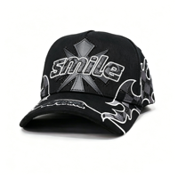 Gorras de Béisbol OEM Personalizadas de 5 Paneles Baez X Shifu 3.0 Astrogengar Azul, Gorras Deportivas de Gamuza de Ala Ancha B CROSS Barbas Hats X Ct