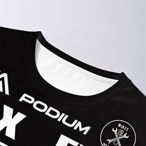 Evelyn T-shirt imprimé décontracté à manches courtes à séchage rapide Oem Odm VTT Maillots d'équitation moto - Product Image 4