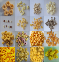 Machine d'extrudeuse de casse-croûte soufflée pour la ligne de production automatique de casse-croûte de boucles de maïs avec des formes personnalisées