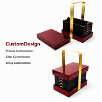 Boîte cadeau de luxe multi-couches en MDF, personnalisée, gravée au laser, pour chocolats, jujubes et fruits secs, idéale pour les fêtes