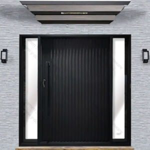 Modern Wrought Iron Entry <strong>Door</strong> with Rotating Pivot <strong>Design</strong> for Outdoor Apartments Villas Living Rooms Exteriors - Product Image 4
