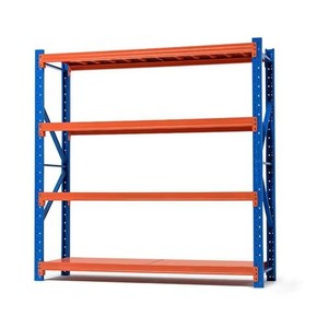 Warehouse Industrial Heavy-Duty Steel Pallet <b>Racking</b> Adjustable Warehouse Rack with Powder Coating Finish Light Metal <b>for</b> Stor - Product Image 2