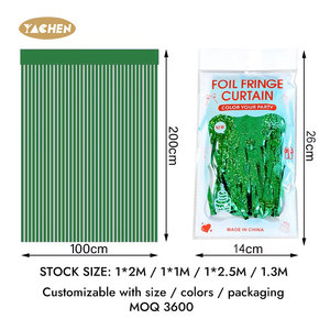 YACHEN <span class=keywords><strong>Tende</strong></span> a <span class=keywords><strong>Frange</strong></span> Metalliche di Qualità 1x2m in Lamina Laser per Decorazioni di Sfondo per Feste di Compleanno, Matrimoni e Capodanno - Product Image 2