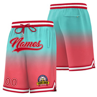 Short de basket-ball à motif de sublimation Short unisexe en maille pour l'entraînement physique et le sport en maille avec poche