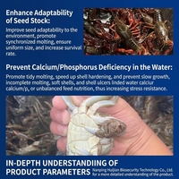 Vente en gros directe usine de calcium ionique liquide multivitaminé, 500 ml, favorise la mue et le durcissement pour l'aquaculture, améliore la croissance