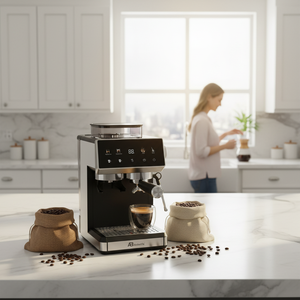 Nuova Macchina per Caffè Espresso Abbolife con Controllo Digitale, 20 Bar, Elettrica con Doppio Boiler - Product Image 6