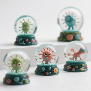 Globo <span class=keywords><strong>de</strong></span> Agua <span class=keywords><strong>de</strong></span> Resina con Gorila Adorable Personalizado <span class=keywords><strong>de</strong></span> 4 Pulgadas, Globo <span class=keywords><strong>de</strong></span> <span class=keywords><strong>Nieve</strong></span> con <span class=keywords><strong>Mono</strong></span> <span class=keywords><strong>de</strong></span> Dibujos Animados Personalizado para Habitación Infantil, Regalo Navideño - Product Image 3