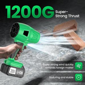 เครื่องเป่าลมไร้สาย 20V ใช้แบตเตอรี่ สำหรับทำความสะอาดสวน ระดับ DIY มีจำหน่ายจากคลังสินค้าในพื้นที่ CB-20S ไร้สาย - Product Image 3