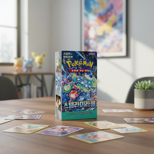 Boîte de boosters Pokémon Scarlet & Violet Stellar Miracle SV7 version coréenne en carton durable - Product Image 3