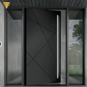 <strong>External</strong> Pivot <strong>Door</strong> with Aluminum <strong>Frame</strong> and Thermal Break for Energy-Efficient Farmhouse/Villa Entry Modern Design Heavy-Duty - Product Image 2