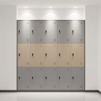 Casier compact en acier inoxydable HPL moderne et écologique à double porte, garantie 5 ans, résistant à l'humidité, au feu et à l'eau, villa