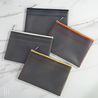 Sac de rangement pour documents A4 Startrichest en TPU, imperméable, avec poignée, fermeture éclair transparente, sac de rangement multifonctionnel pour outils