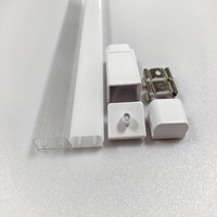 Kit SKD pour vitrine réfrigérée : Boîtier LED semi-démontable à haute luminosité avec couvercle en PC