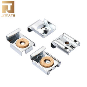 Clips pendentifs miroir à ressort Kit de fixation murale <span class=keywords><strong>pince</strong></span> de plaque de Support <span class=keywords><strong>pince</strong></span> fixe en <span class=keywords><strong>verre</strong></span> - Product Image 2