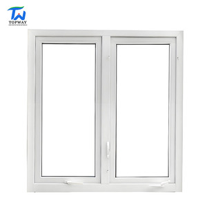 Fenêtres en verre pour maison en gros, dernières fenêtres en PVC françaises, fenêtres en PVC trempé, fenêtres à ouverture vers l'extérieur, fenêtres à battants - Product Image 2