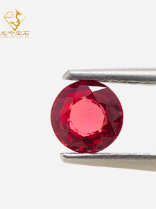 Factory Price Round Cut <strong>Ruby</strong> 3 Carats Synthetic Gemstone for DIY Jewelry Making - Product Image 2