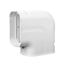 100*65mm/4 "3 à 6 hp conduit Flexible professionnel décoratif câble goulotte Lineset couverture climatiseur conduit