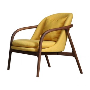 Poltrona Ergonomica Singola in Legno, Design Moderno <span class=keywords><strong>e</strong></span> Minimalista di Alta Gamma per Arredamento Casa <span class=keywords><strong>e</strong></span> Ufficio - Product Image 1