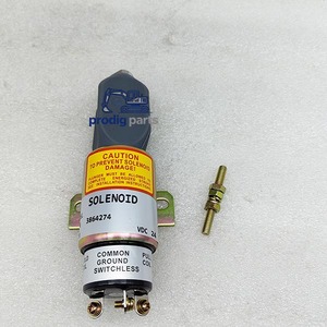 Solenoide de Parada 3864274 para Excavadora E70B, Solenoide de Corte de Combustible de 24V para 320C S6K E200B 6CT 8.3 - Product Image 3