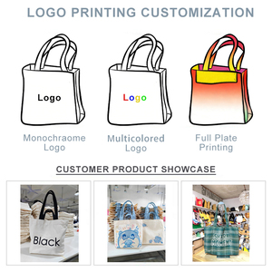 Borsa <span class=keywords><strong>Tote</strong></span> Personalizzabile da Donna, Borsa <span class=keywords><strong>Tote</strong></span> Resistente per Studenti, per Shopping, Spiaggia, Regalo, con Logo Stampato Personalizzato - Product Image 2
