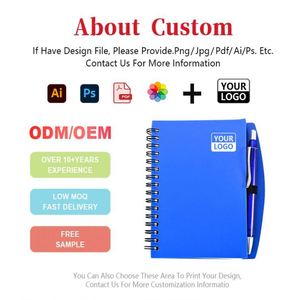 Custom A5 Journal Agenda <b>Spiral</b> <b>Bound</b> <b>Notebook</b> Cheap Stationery with Paper Cover Promotion Customized Print A6 Journal Agenda - Product Image 3