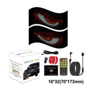 App thông minh linh hoạt LED hiển thị bảng điều chỉnh Devil Eyes Đăng Board ma trận cho xe ô tô và xe tải dễ dàng cài đặt - Product Image 3