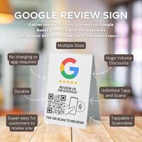 Menu acrylique de signe de restaurant de support de table de NFC