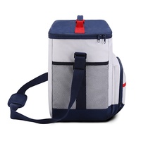 Sac isotherme réutilisable en tissu de coton 30L, étanche, de qualité alimentaire, avec poignée de transport et bandoulière réglable et amovible, compartiment avant