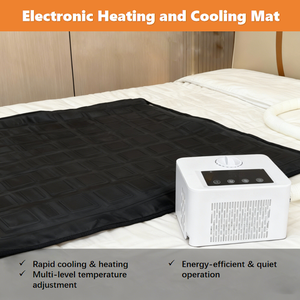 Elektrisch watergekoeld verwarmingskussen met 3-kern temperatuurregeling, thermo-elektrische koelmat voor huisdieren, bureaustoelkoeler en -verwarmer - Product Image 3