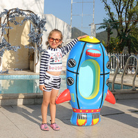 Taille personnalisée siège d'eau gonflable en PVC durable pour bébé, volant transfrontalier, bateau pour enfants, jouet, installations d'amusement aquatique