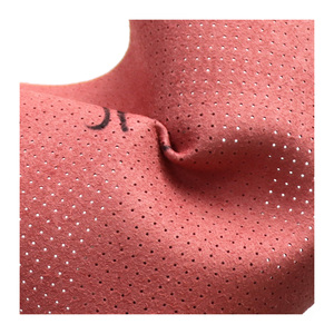 Tissu en <span class=keywords><strong>cuir</strong></span> microfibre perforé, <span class=keywords><strong>cuir</strong></span> synthétique respirant <span class=keywords><strong>pour</strong></span> sièges de voiture, matériaux d'intérieur automobile - Product Image 4