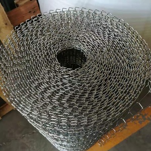 Kim loại thép không gỉ Chuỗi liên kết cân bằng dệt dây lưới băng tải - Product Image 5