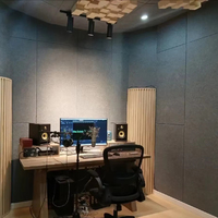 Panneaux acoustiques d'absorption acoustique Panneau mural acoustique respectueux de l'environnement pour studio de musique