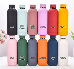 Bouteilles d'eau isothermes personnalisées gravées avec un nom, 500 ml, cadeau <span class=keywords><strong>personnalisé</strong></span> pour demoiselle d'honneur, gobelet en acier inoxydable monogramme - Product Image 3