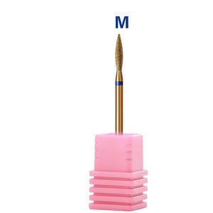 Mèches à ongles coniques pour le nettoyage des cuticules, tête de vernis à ongles en titane diamant russe, accessoires de nettoyage des ongles, peau morte, vente en gros - Product Image 5