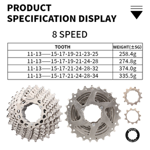 OEM/ODM BUCKLOS <span class=keywords><strong>Cassette</strong></span> de vélo 8-11 vitesses <span class=keywords><strong>Cassette</strong></span> de vélo de <span class=keywords><strong>montagne</strong></span> 32T 34T 36T 42T 46T 50T 52T VTT roue libre <span class=keywords><strong>pour</strong></span> moyeu HG - Product Image 6