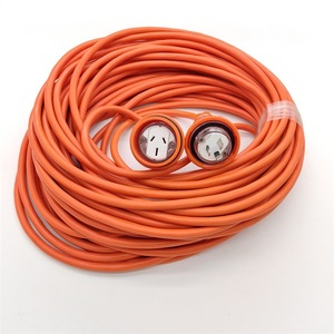 สายพ่วง 16A 250V IP65 กันน้ำสำหรับใช้งานกลางแจ้ง วัสดุ PVC หัวปลั๊กแบบ SJTOW AS พร้อมเต้ารับ IEC - Product Image 1