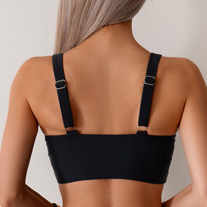 Traje de Baño de Una Pieza Sexy, de Secado Rápido, con Estilo o Logotipo Personalizado de Fábrica (ODM), para Mujer, Top de <span class=keywords><strong>Bikini</strong></span> con Cuello en V y Push-Up, Ropa de Playa - Product Image 6