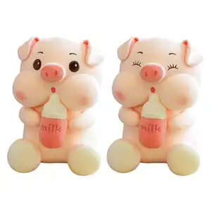 Customised Pig Hugging Pillow, Large Cute Piggy Stuffed Animal Doll Toy Soft Pig Plush Toy//