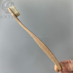 천연모 대나무 칫솔 라운드 핸들 생분해성 대나무 멧돼지 칫솔, 맞춤형 프라이빗 로고 제공 - Product Image 6